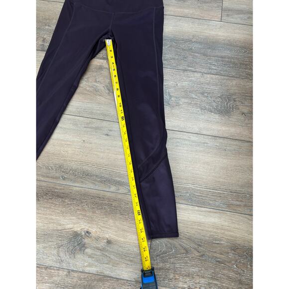 Tangerine Womens Leggings Size Small Plum Activewear Rib Trim Leggings - Picture 8 of 10